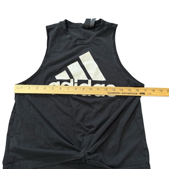 2/20 Adidas Sleeveless Tie Knot Tank Top - Picture 8 of 10